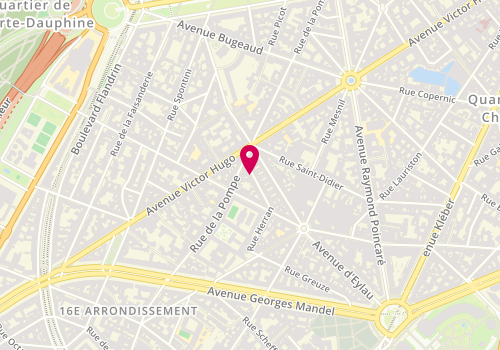 Plan de Arty, 17 Rue Gustave Courbet, 75016 Paris