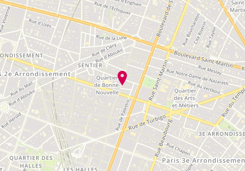 Plan de Onyxo, 192 Rue Saint Denis, 75002 Paris