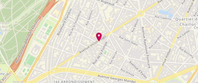 Plan de Isabel Marant, 151 avenue Victor Hugo, 75016 Paris