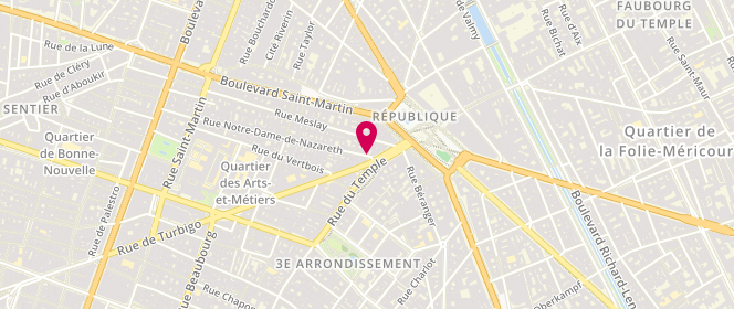 Plan de Vivi, 8 Rue Notre Dame de Nazareth, 75003 Paris