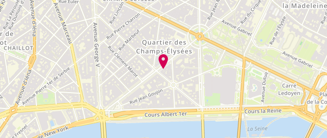 Plan de Loro Piana, 38 avenue Montaigne, 75008 Paris