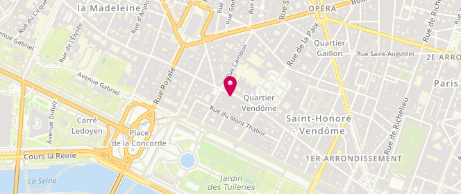 Plan de Linea Piu, 253 Rue Saint-Honoré, 75008 Paris