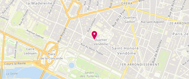Plan de Miki House, 366 Rue Saint-Honoré, 75001 Paris