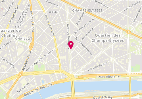 Plan de Rapp Tailoring, 20 Avenue George V, 75008 Paris