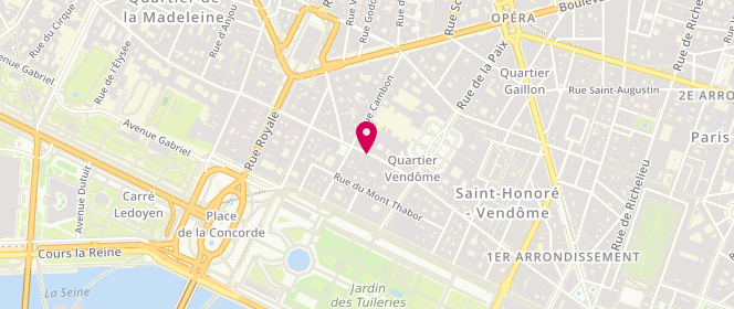 Plan de Iq-Eve, 253 Rue Saint-Honoré, 75001 Paris