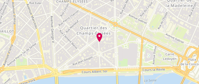 Plan de Apostrophe, 26 Rue Bayard, 75008 Paris