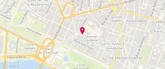 Plan de Alexander McQueen, 372 Rue Saint-Honoré, 75001 Paris