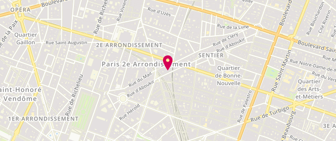 Plan de Gwen Christie, 43 Rue d'Aboukir, 75002 Paris