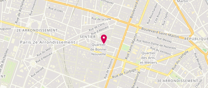 Plan de GRIFFON Mode - Grossiste, 23 Rue du Caire, 75002 Paris