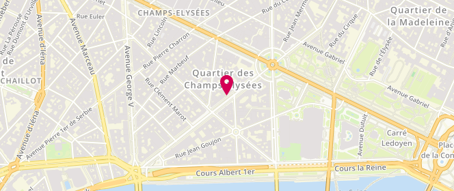 Plan de Akris Paris, 49 avenue Montaigne, 75008 Paris
