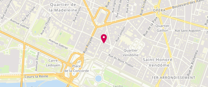 Plan de Sandro, 269 Rue Saint-Honoré, 75001 Paris