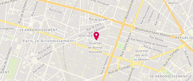 Plan de Kadra - #00Td Parisian Urban Wear, 28 Rue Caire, 75002 Paris