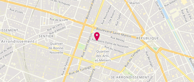 Plan de Zookeeper, 59 Rue Notre Dame de Nazareth, 75003 Paris