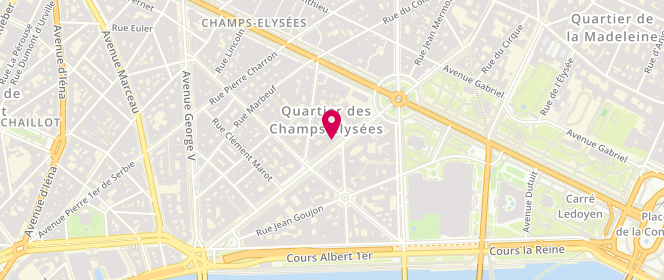 Plan de Bon Point, 49 avenue Montaigne, 75008 Paris