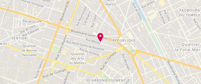 Plan de Saron, 22 Rue Meslay, 75003 Paris