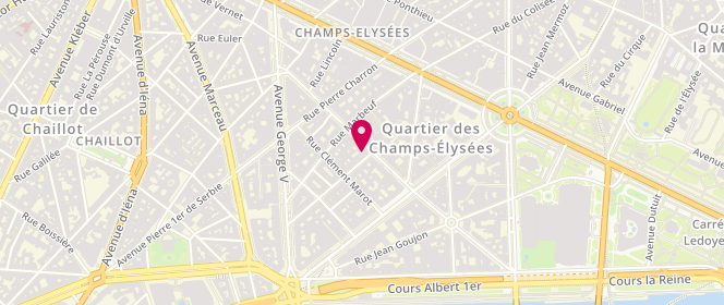 Plan de Ba&Sh, 29 Rue François 1er, 75008 Paris