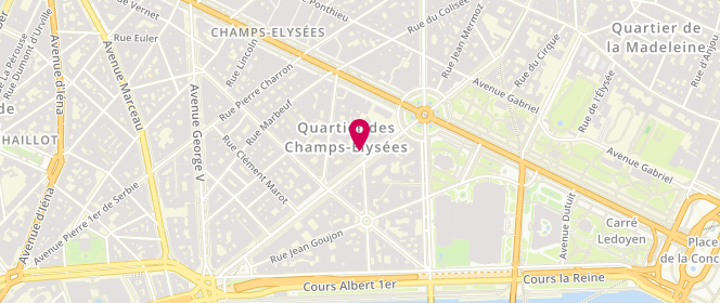 Plan de Fendi, 51 avenue Montaigne, 75008 Paris