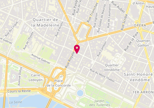 Plan de Vilebrequin, 281 Rue Saint-Honoré, 75008 Paris