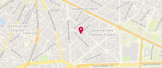 Plan de Alain Figaret, 14 Bis Rue Marbeuf, 75008 Paris