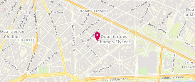 Plan de Torregiani, 38 Rue François 1er, 75008 Paris