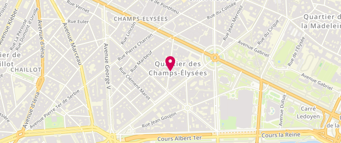 Plan de Espace Marignan, 8 Rue de Marignan, 75008 Paris