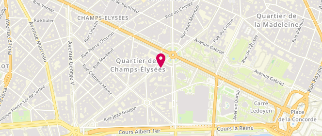 Plan de Jacquemus, 58 avenue Montaigne, 75008 Paris