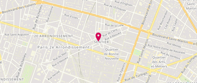 Plan de Créations croisillon, 89 Rue d'Aboukir, 75002 Paris