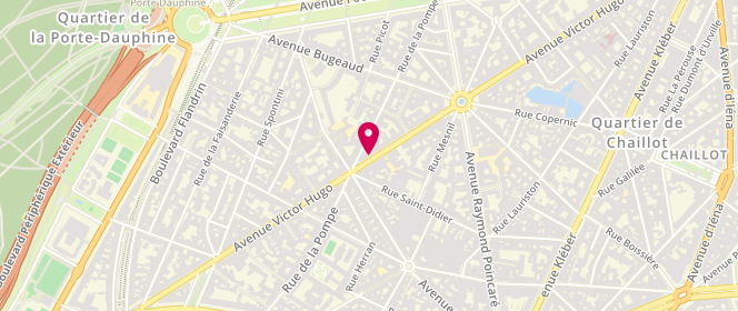 Plan de Belair, 116 avenue Victor Hugo, 75116 Paris