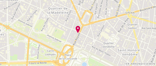 Plan de Bonpoint, 15 Rue Royale, 75008 Paris