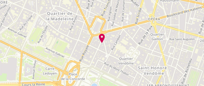 Plan de Agnelle, 19 Rue Duphot, 75001 Paris