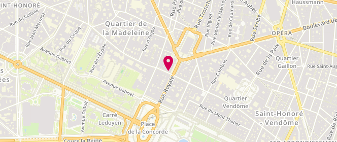 Plan de Pinko, 4 Rue du Faubourg Saint-Honoré, 75008 Paris