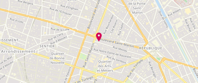 Plan de Bil Couture, 58 Rue Meslay, 75003 Paris