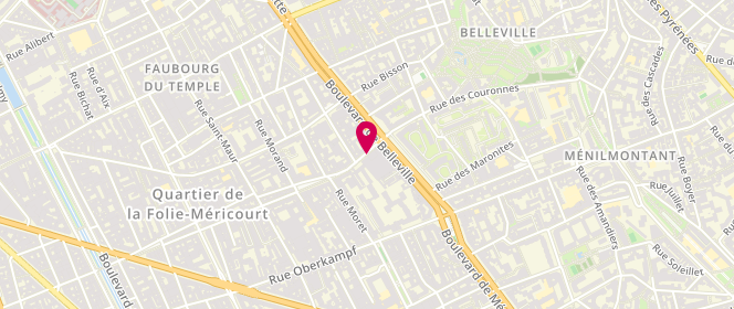 Plan de Abaya Dahi Paris, 118 Rue Jean-Pierre Timbaud, 75011 Paris