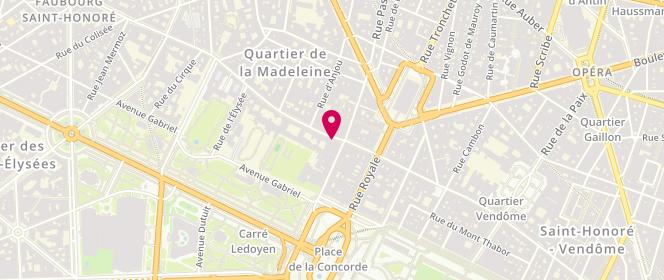 Plan de Chanel, 21 Rue Faubourg Saint Honoré, 75008 Paris