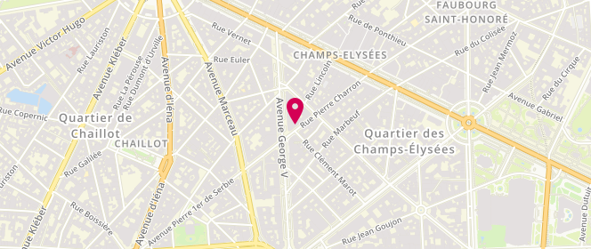 Plan de Hobbs, 45 Rue Pierre Charron, 75008 Paris