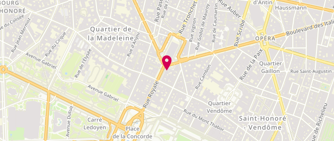 Plan de Massimo Dutti, 24 Rue Royale, 75008 Paris