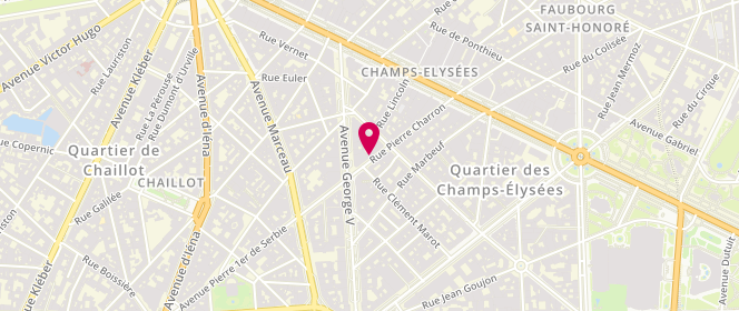 Plan de Les Suites, 47 Rue Pierre Charron, 75008 Paris