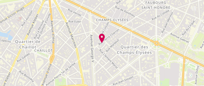 Plan de 7 For All Mankind, 52 Rue Pierre Charron, 75008 Paris