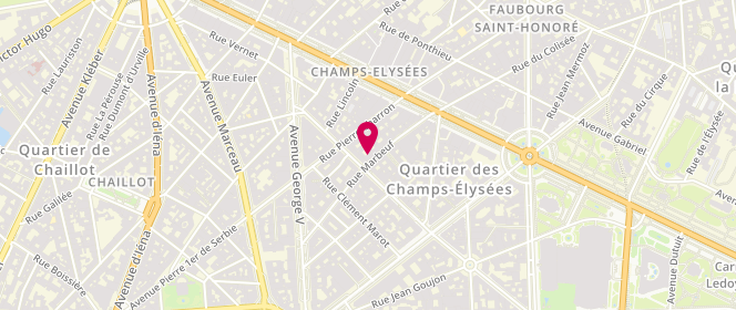 Plan de Micha, 25 Rue Marbeuf, 75008 Paris