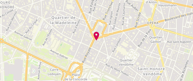 Plan de Ralph Lauren France, 2 place de la Madeleine, 75008 Paris