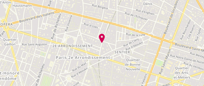 Plan de G.Kero, 12 Rue du Sentier, 75002 Paris