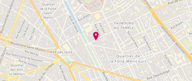 Plan de Cinderella, 38 Rue Faubourg du Temple, 75011 Paris