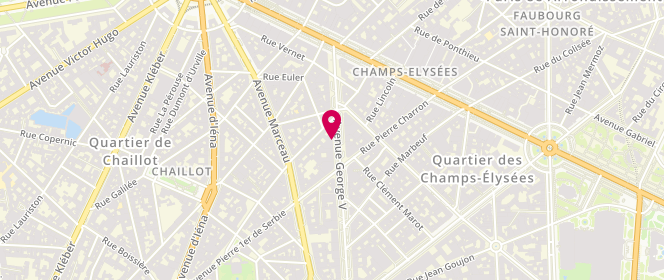Plan de Icicle, 35 avenue George V, 75008 Paris
