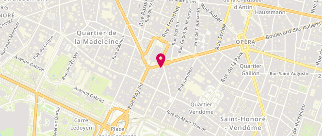 Plan de Kenzo, 27 Boulevard de la Madeleine, 75008 Paris
