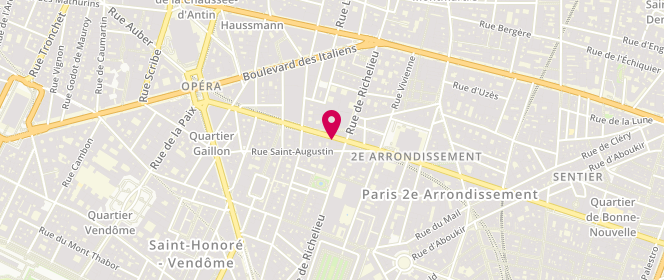 Plan de Almadest, 7 Rue 4 Septembre, 75002 Paris
