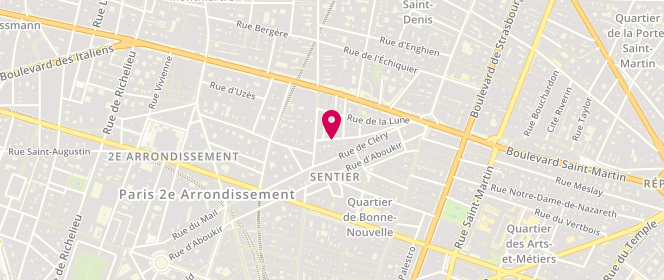 Plan de Lorafolk, 10 Rue Beauregard, 75002 Paris