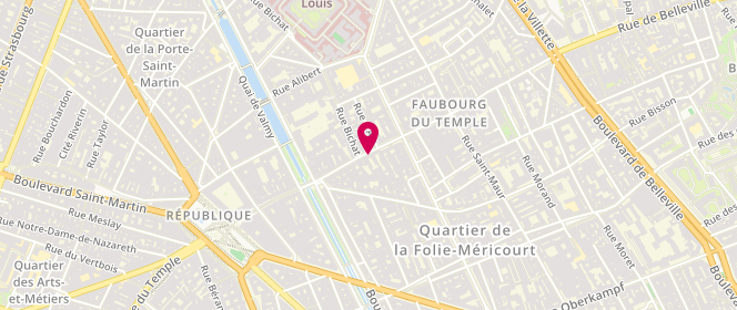 Plan de J.vog, 48 Rue Faubourg du Temple, 75011 Paris