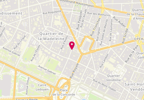 Plan de Sun Consulting, 28 Rue Boissy d'Anglas, 75008 Paris