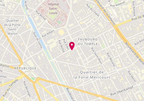 Plan de Tami, 54 Rue Faubourg du Temple, 75011 Paris
