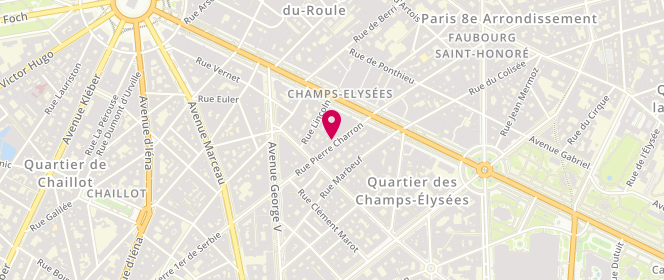 Plan de Claudie Pierlot, 61 Rue Pierre Charron, 75008 Paris